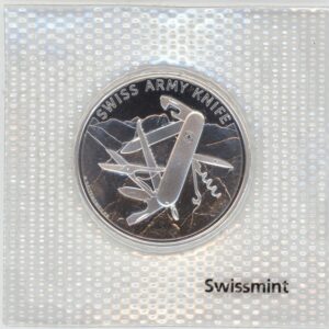 20 Francs comm. 2018 (unz) Swiss Army Kniff