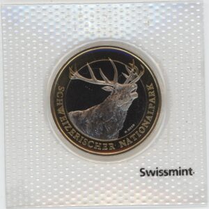 10 Francs comm. 2009 Cerf Rouge / Rothirsch (unz)