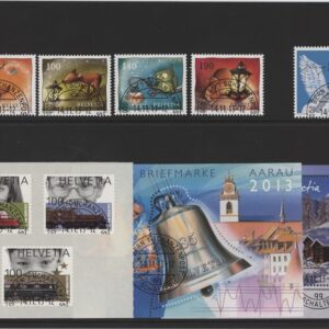 Timbres Suisse Série annuelle oblitéré 1er Jour 14.11.2013