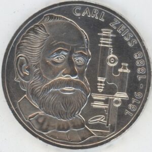 Allemagne 10 Mark 1988 F Carl Zeiss (ss-vz) en argent