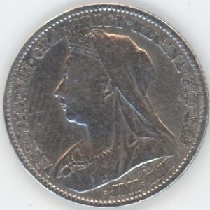 Grande-Bretagne 6 Pence 1898 Victoria (ss) en argent