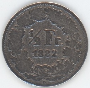 50 Centimes 1882 (s-)