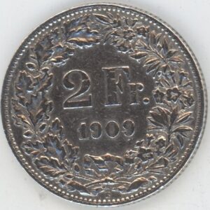 2 Francs 1909 (ss)