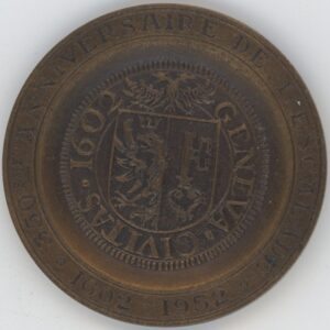 Médaille 350e Anniversaire de L'Escalade 1952 (unz)