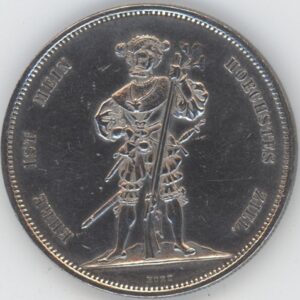 Ecus de Tir 5 Francs 1857 Bern (ss-vz)