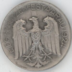 Médaille de Tir 1924 Aarau Eigenössisches Schützenfest (vz) en argent