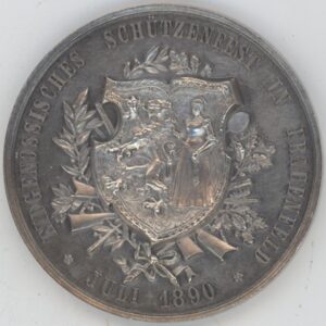 Médaille de Tir Eidg. Schützenfest In Frauenfeld 1890 (vz+) en argent