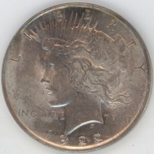 USA Peace Dollar 1922 (ss+) en argent