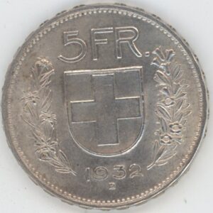 5 Francs 1932 (vz)