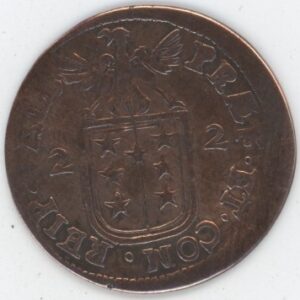 Valais F. J. Supersaxo 1/2 Batzen 1722 (ss)