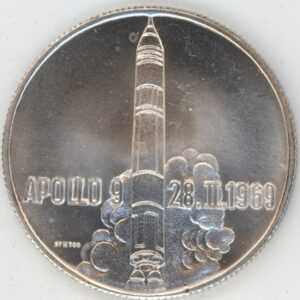 Médaille Apollo 9 (vz) en argent