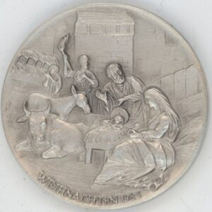 Médaille Noël / Weihnachten 1983 (vz-unz) en argent