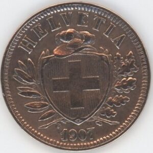 2 Centimes 1907 (ss-vz)