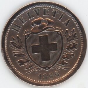 2 Centimes 1866 (ss)