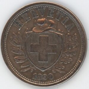 2 Centimes 1890 (ss)