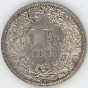 1 Franc 1921 (vz-unz)