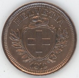 1 Centime 1912 (-unz)
