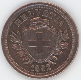 1 Centime 1892 (-unz)