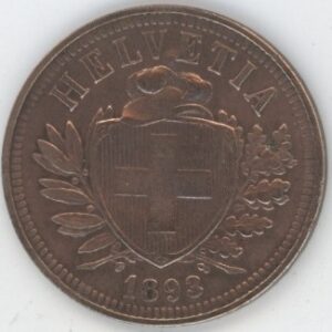 2 Centimes 1893 (ss)
