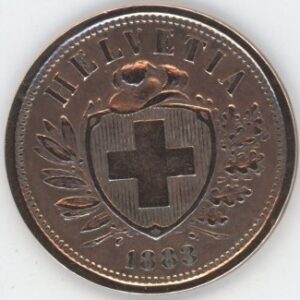 2 Centimes 1883 (-vz)