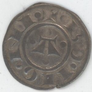 Italie République de Bologne 1 Bolognino Grosso immobilisé au nom d'Henri VI (1236-1337) (ss) en argent
