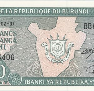 Burundi 10 Francs 1997 Neuf