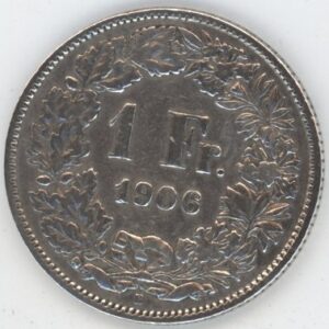 1 Franc 1906 (ss)