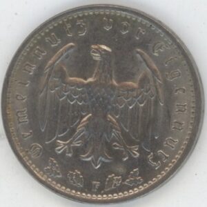 Germany Troisième Reich 1 Mark 1934 F (ss-vz)