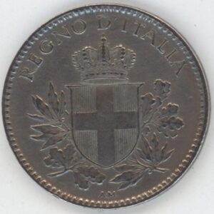 Italie 20 Centesimi 1918 R Vittorio Emanuele III Lisse (ss)