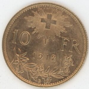 Vreneli 10 Francs OR 1912 (vz)