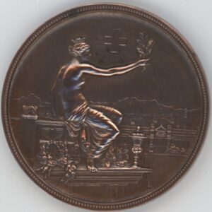 Médaille de Tir Winterthur 1895 Eidgenössiches Schützenfest (vz) Cuivre