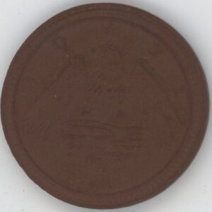 Germany Land de Saxe 2 Mark 1921 Porcelaine marron (vz-unz)