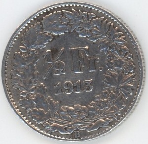 50 Centimes 1913 (ss)