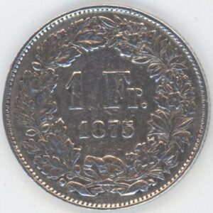 1 Franc 1875 (s-ss)