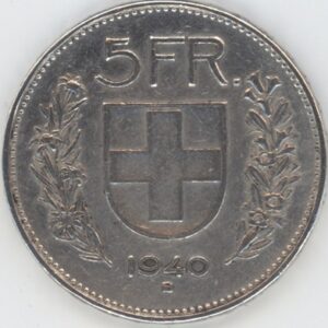 5 Francs 1940 (ss)