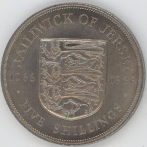Jersey 5 Shillings 1966 Bataille d'Hastings (vz-unz)