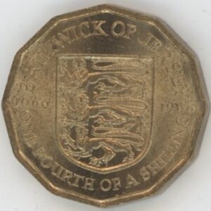 Jersey 1/4 Shillings 1966 Bataille d'Hastings (vz-unz)