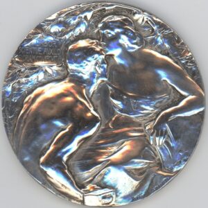 Médaille Exposition internationale de Milan de 1906 (Société Neuchâteloise d'Automobiles Sistème H. Schweizer) ss-vz en argent