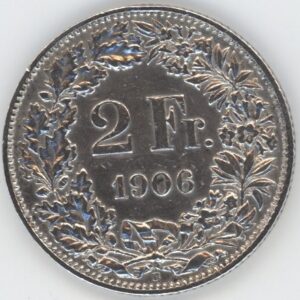 2 Francs 1906 (ss)
