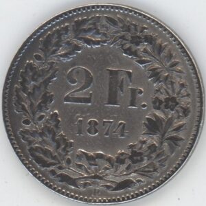 2 Francs 1874 (s)