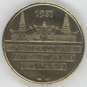 Médaille Exposition Coloniale International Paris 1931 Océanie (ss+)