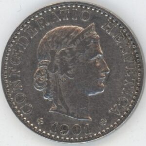 20 Centimes 1901 (ss)