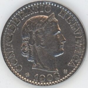 20 Centimes 1908 (ss)