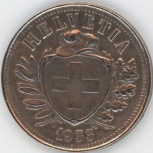 2 Centimes 1933 (ss)