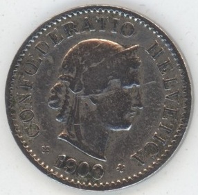 5 Centimes 1900 (s)