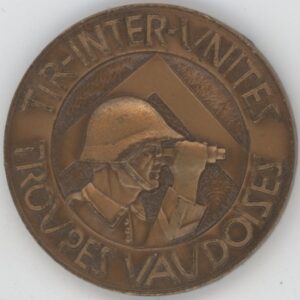 Médaille de Tir Inter Unités Troupes Vaudoises 1968-1977 (vz)