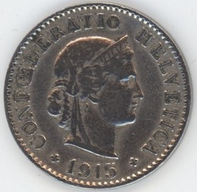 5 Centimes 1915 (ss)