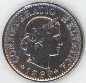 5 Centimes 1969 (vz)