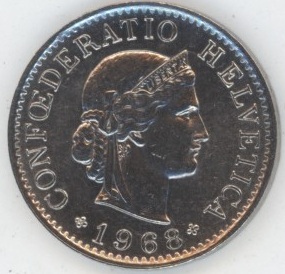 5 Centimes 1968 (vz)