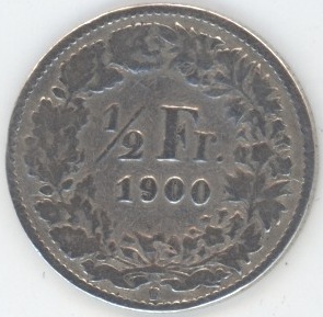50 Centimes 1900 (s-)